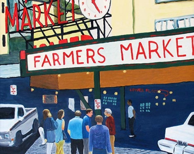 Pike Place Market by Clive Beal
